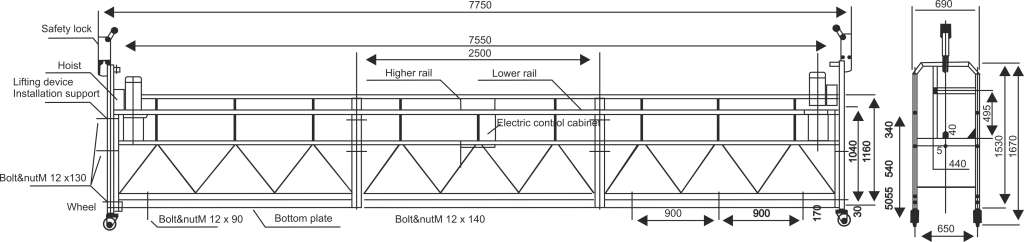 Dimension (Line Diagram) - 1